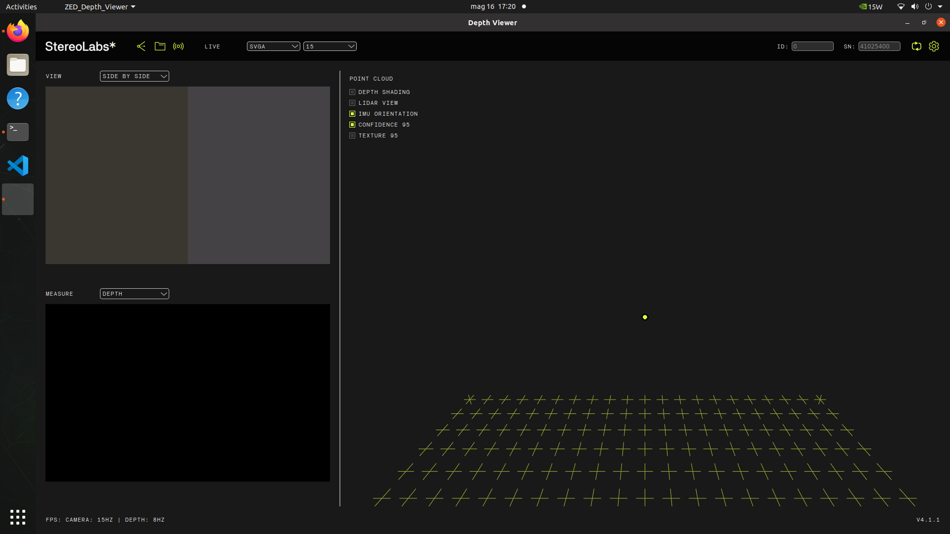 SVGA Resolution not working on Zed X with ZED depth viewer or with